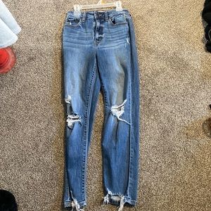 Women’s straight high rise jeans